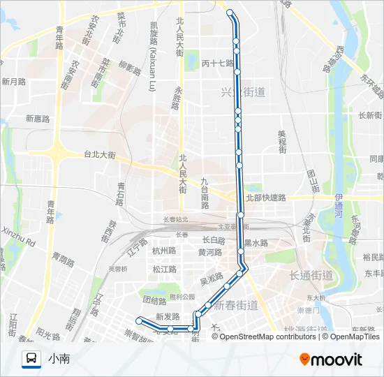 8路 Bus Line Map