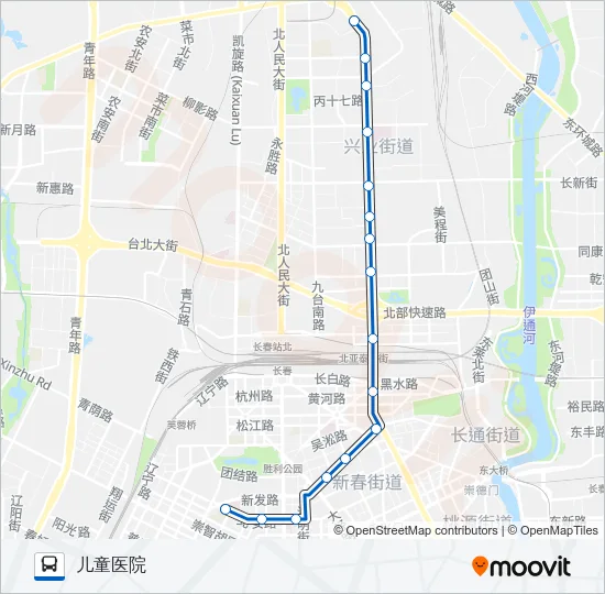 8路 Bus Line Map
