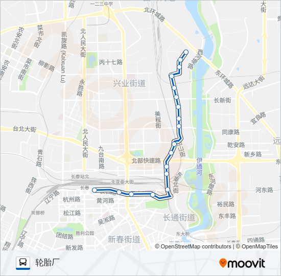 10路 Bus Line Map