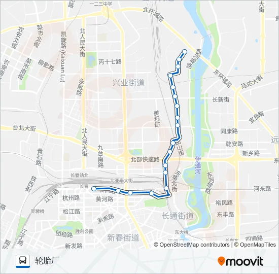 10路 Bus Line Map