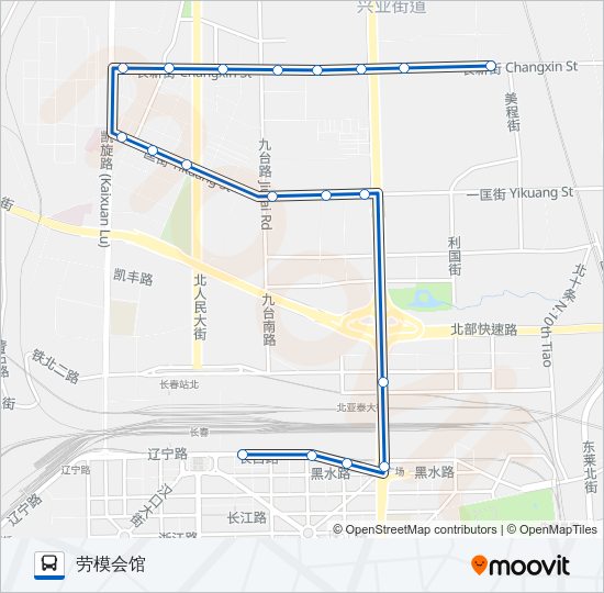 公交11路的线路图