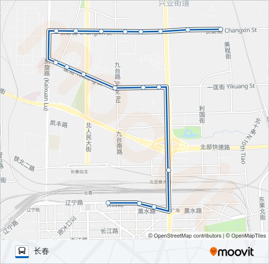 公交11路的线路图