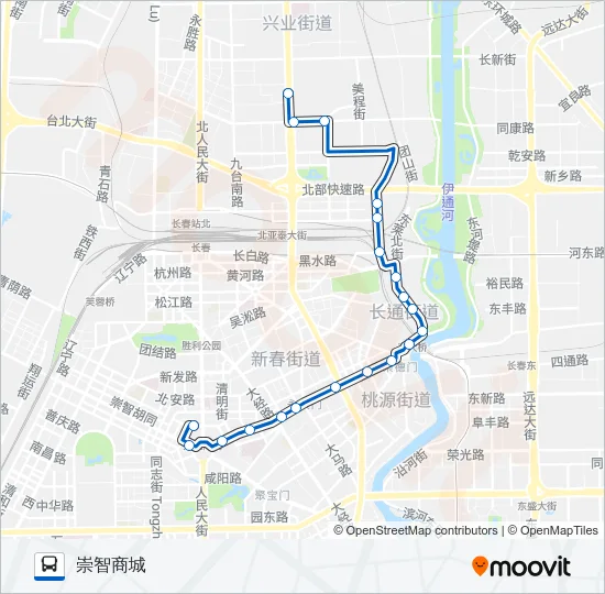 12路 Bus Line Map