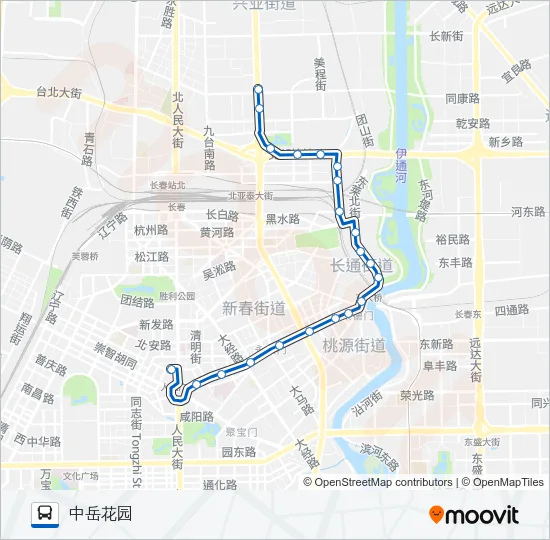 12路 Bus Line Map