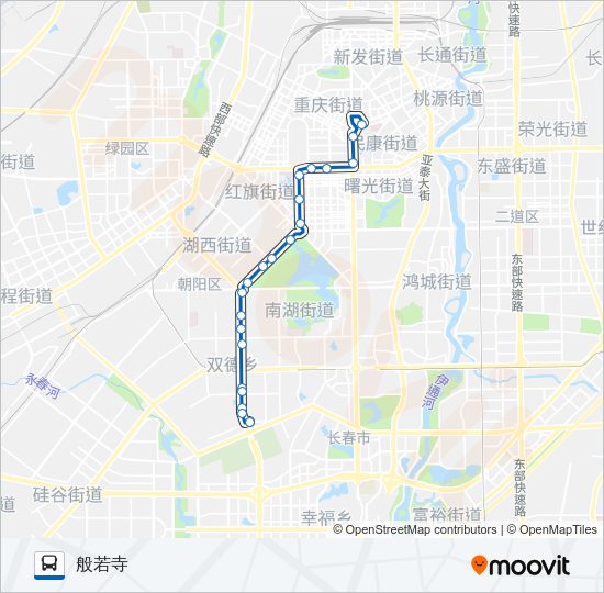 公交13路的线路图