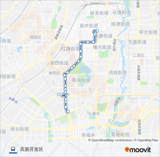 公交13路的线路图
