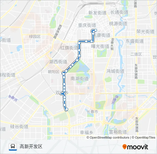 13路 Bus Line Map