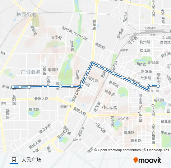 14路 Bus Line Map
