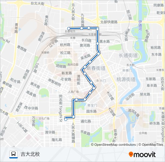 16路 Bus Line Map