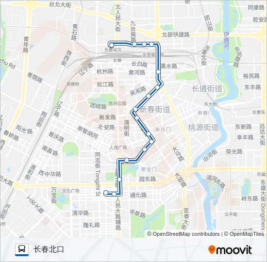 16路 Bus Line Map