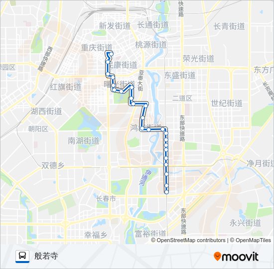 公交17路的线路图