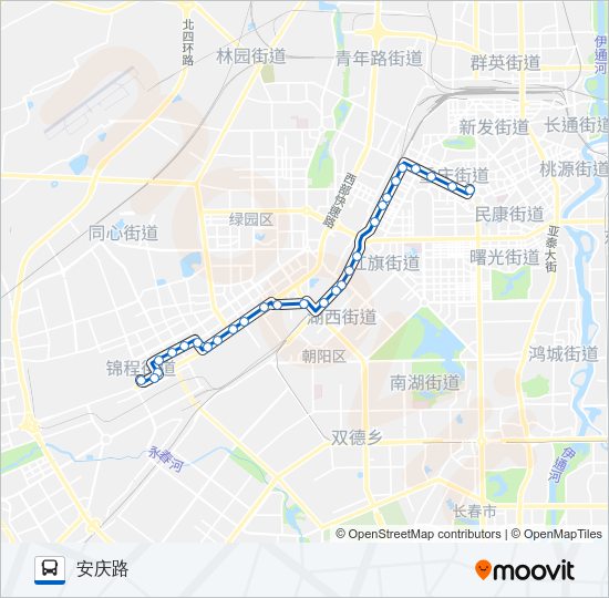 公交19路的线路图
