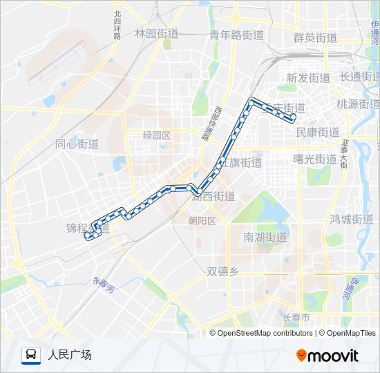 公交19路的线路图