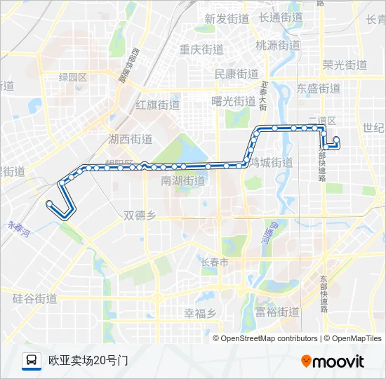 20路 Bus Line Map