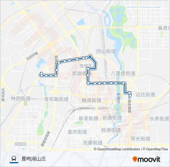 21路 Bus Line Map