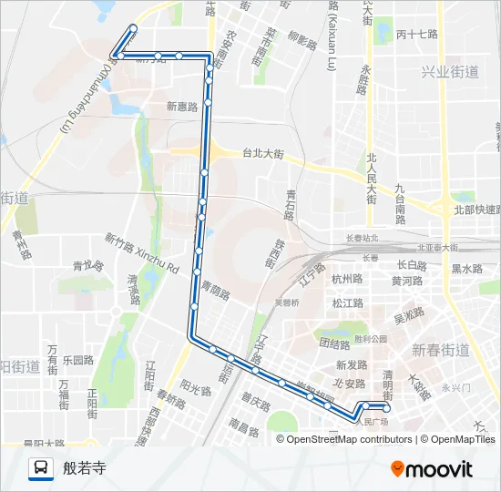22路 Bus Line Map