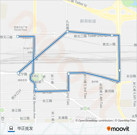 50路 Bus Line Map