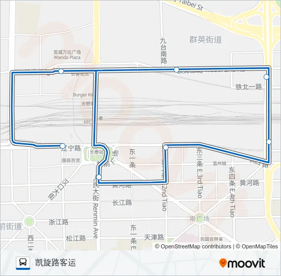 50路 Bus Line Map