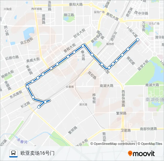 52路 Bus Line Map