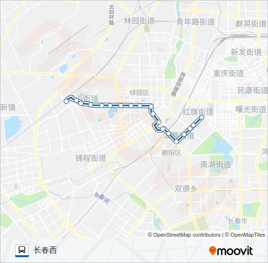55路 Bus Line Map