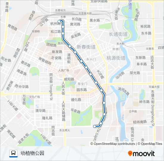 61路 Bus Line Map