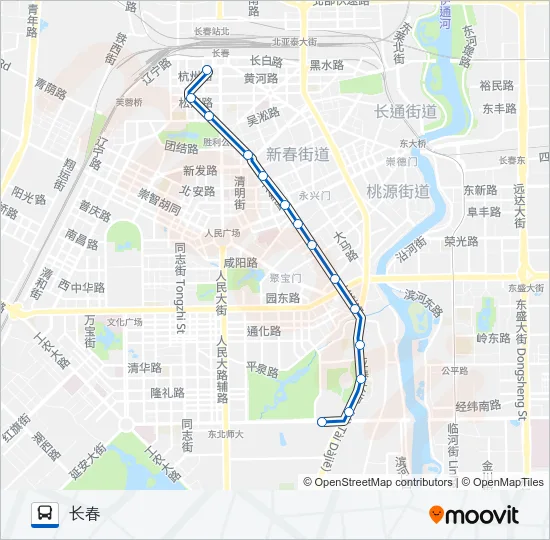 61路 Bus Line Map