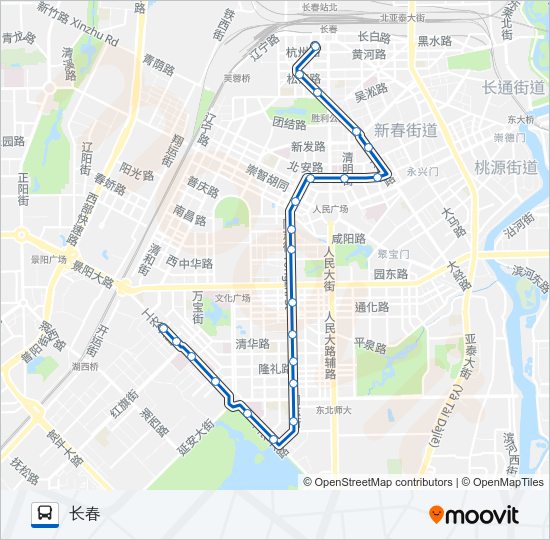 公交62路的线路图
