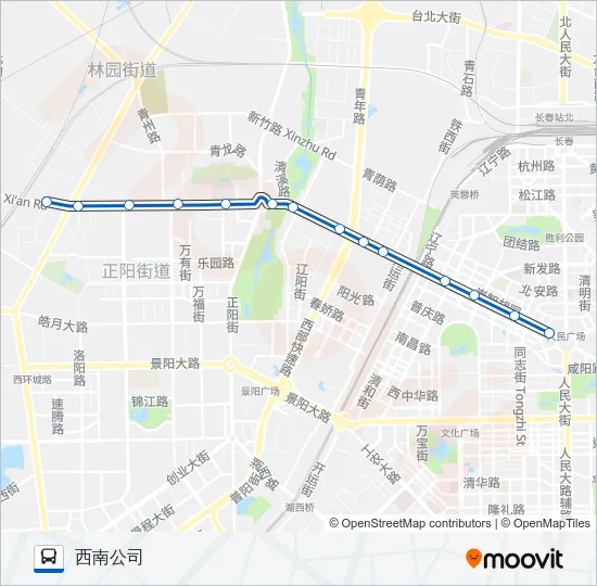 64路 Bus Line Map