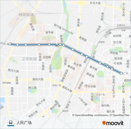 64路 Bus Line Map