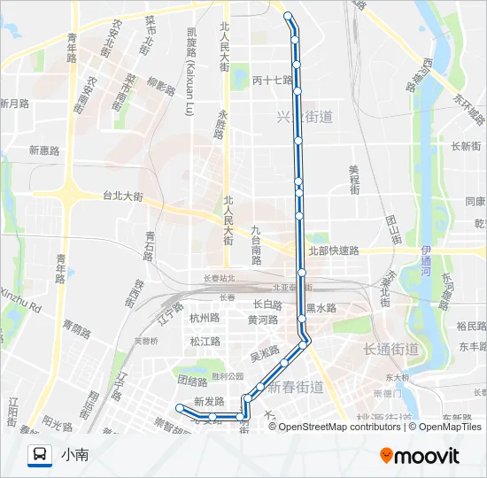 8夜班 Bus Line Map