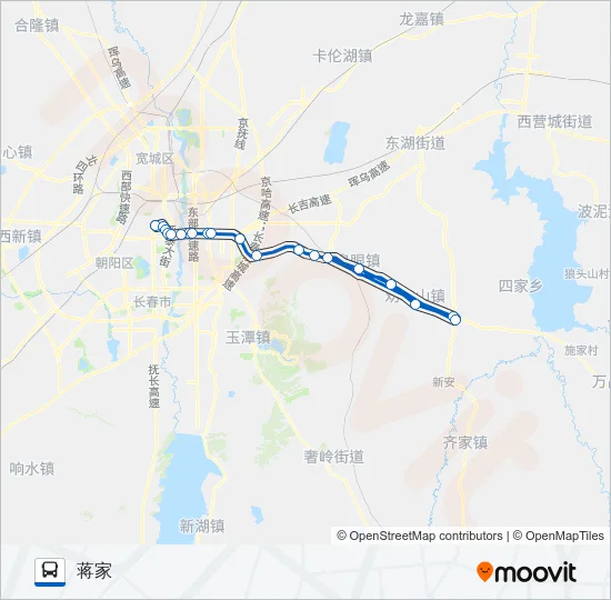 101路 Bus Line Map