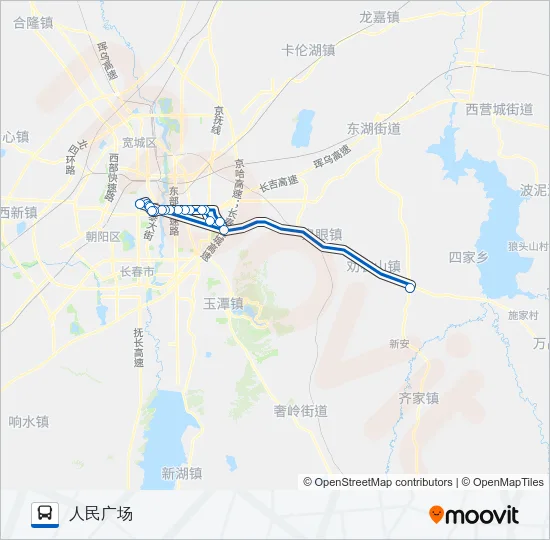 101路 Bus Line Map