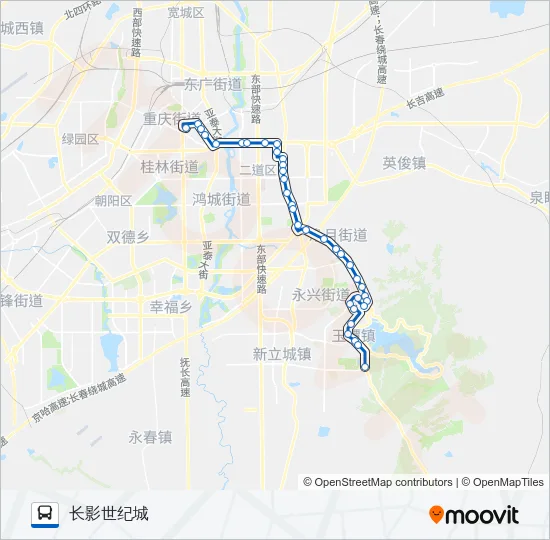 102路 Bus Line Map