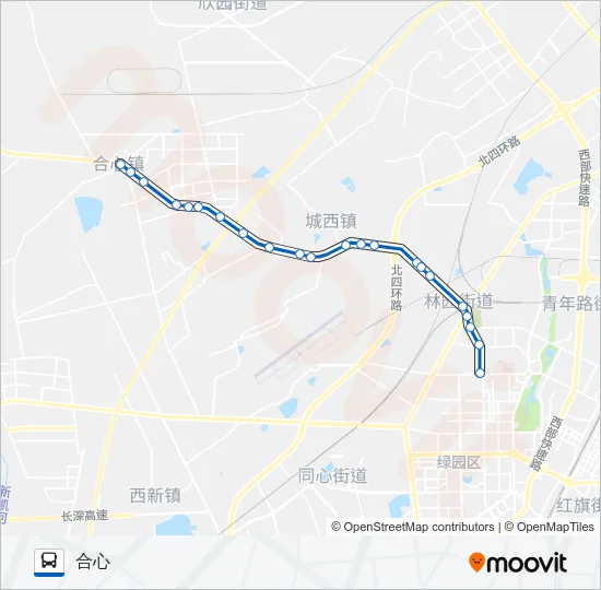 107路 Bus Line Map