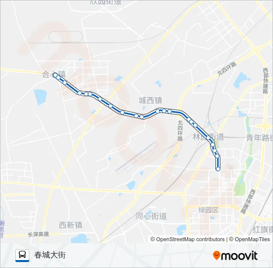 107路 Bus Line Map