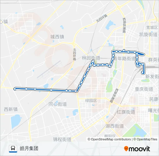 109路 Bus Line Map