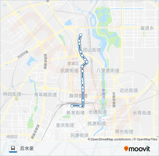 110路 Bus Line Map