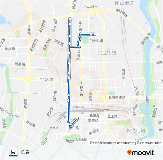 113路 Bus Line Map