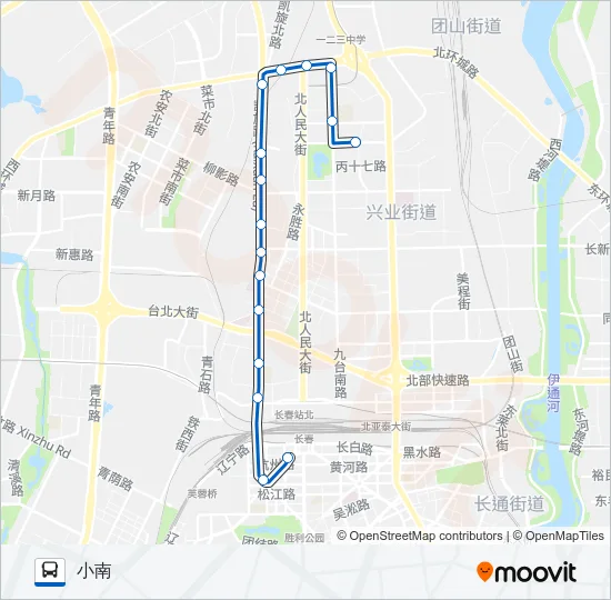 113路 Bus Line Map