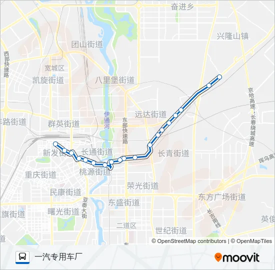 114路 Bus Line Map