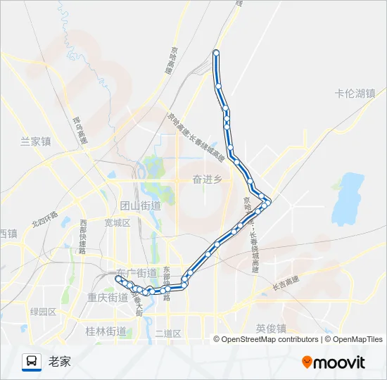 116路 Bus Line Map