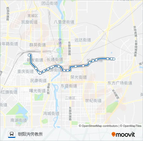117路 Bus Line Map