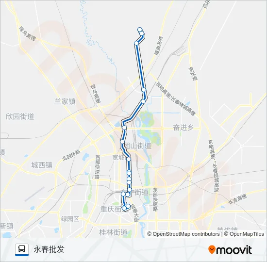 118路 Bus Line Map