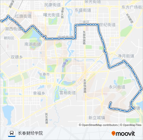 公交120路的线路图