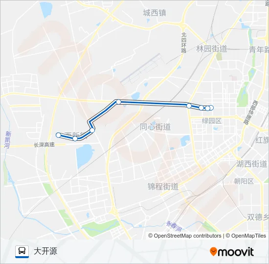 122路 Bus Line Map