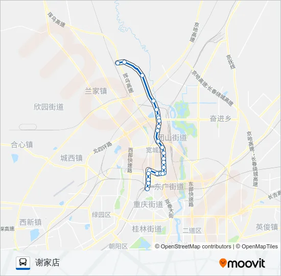 123路 Bus Line Map