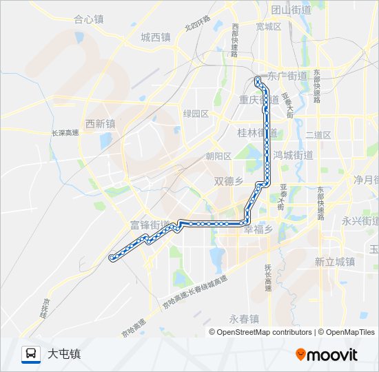 124路 Bus Line Map