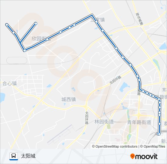 公交126路的线路图