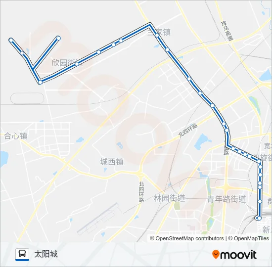 126路 Bus Line Map