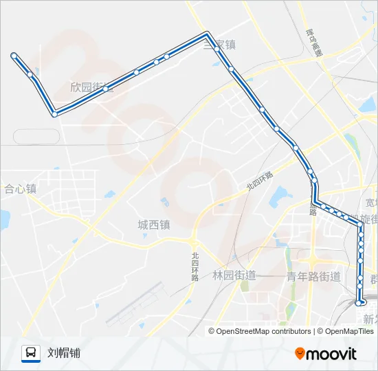 126路 Bus Line Map